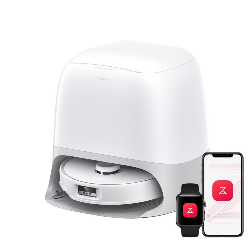 Roborock Qrevo Curv Robot Vacuum and Mop, White
